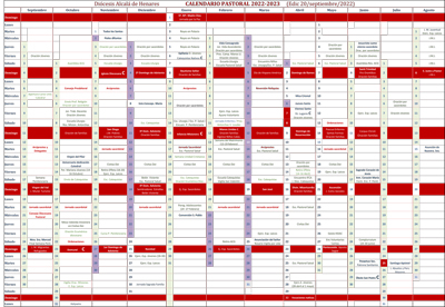 Calendario Pastoral 2023-2024 (en formato PDF) de la Diócesis de Alcalá de  Henares