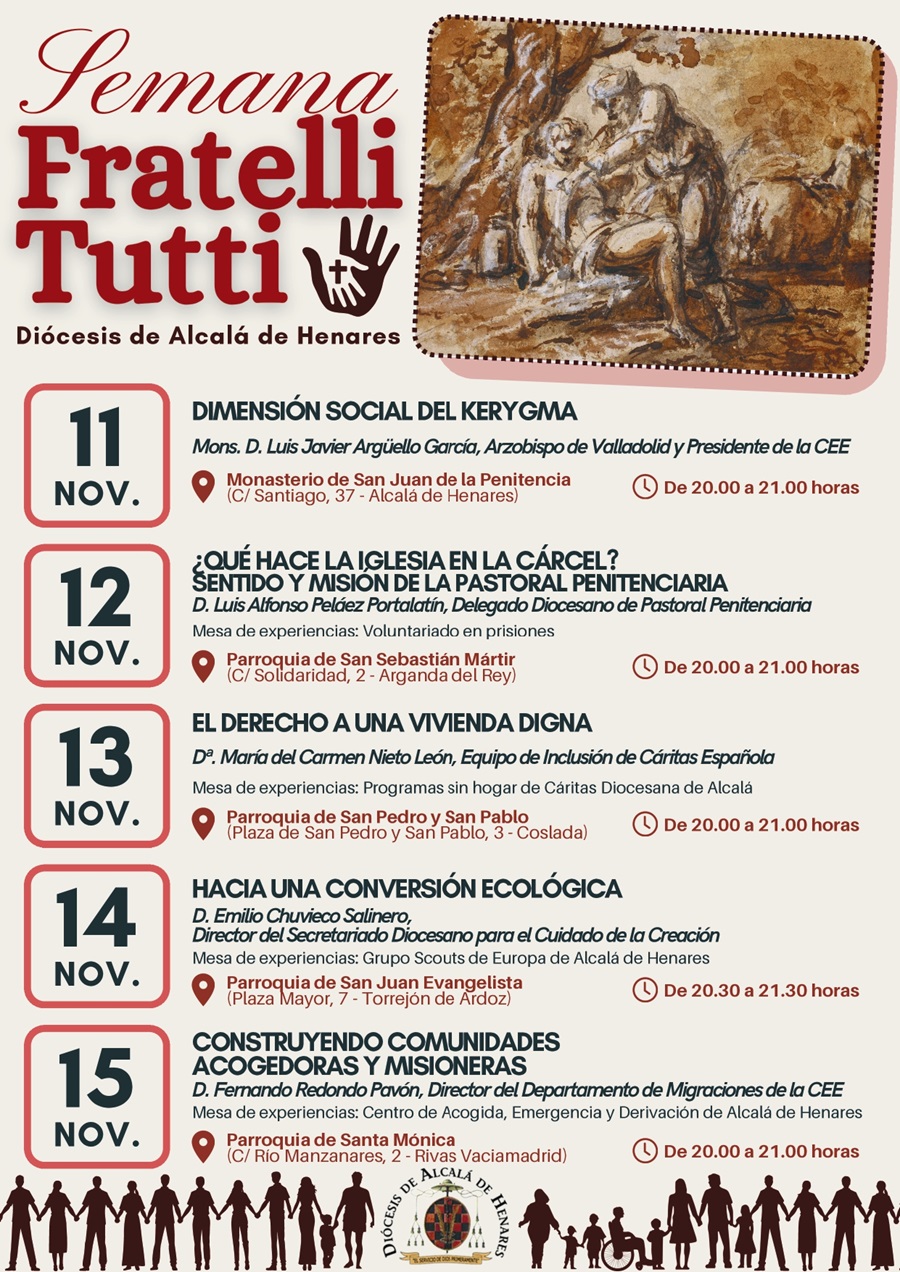 Semana Fratelli Tutti 2024 diocesis alcala