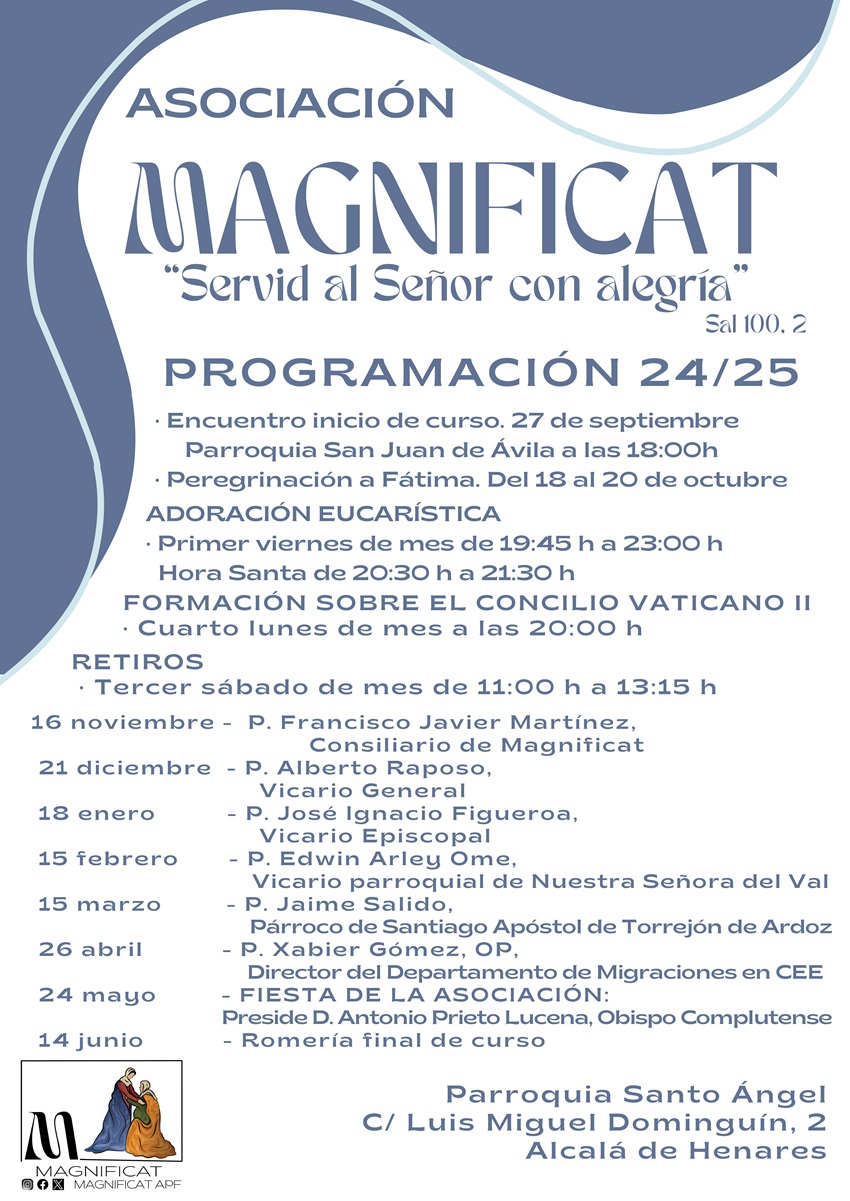 asociacion privada fieles magnificat diocesis alcala 2024 25