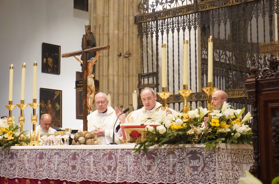 eucaristia en catedral diocesis de alcala apertura jubileo 2025 mons ortega mons prieto