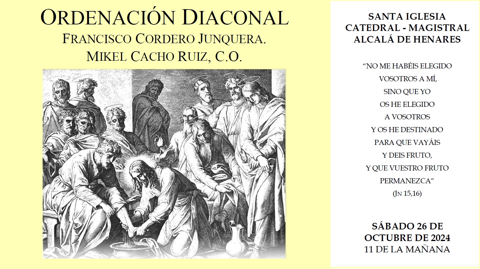 ordenaciones diaconales diocesis alcala 26 oct 24