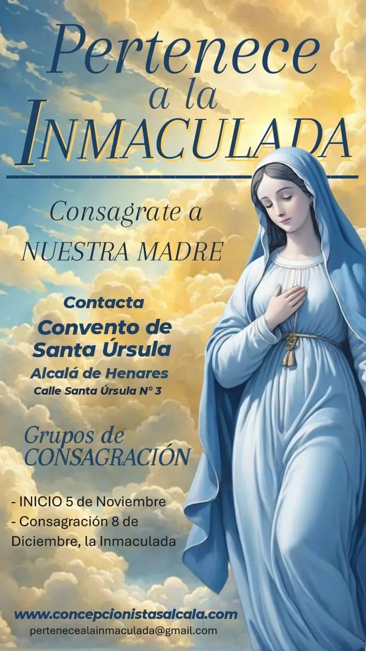 pertenece a la inmaculada consagracion virgen maria alcala henares