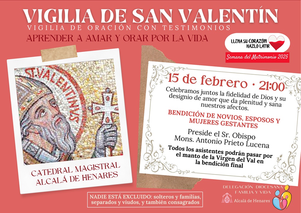 vigilia san valentin diocesis alcala 2025